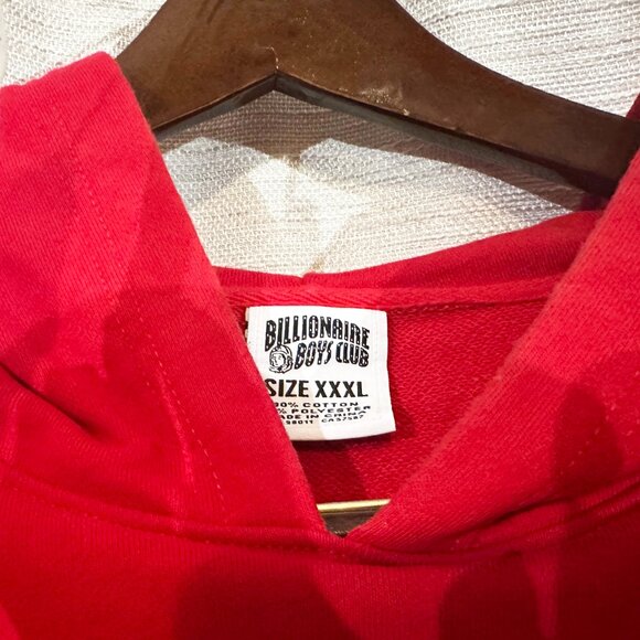 Billionaire Boys Club Red Hoodie – Astronaut Logo – Size XXXL - Picture 4 of 5